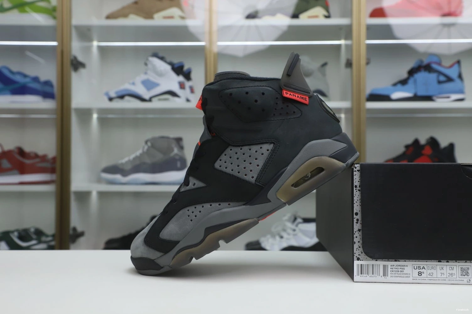 X AIR SAINT-GERMAIN PARIS 6 RETRO GREY' 'IRON JORDAN 1026